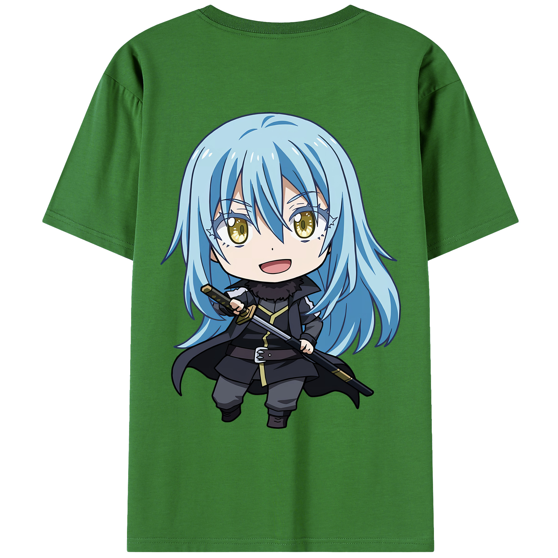 （画像用） 転スラ Regarding Reincarnated to Slime レディース半袖Tシャツ(バックプリント)